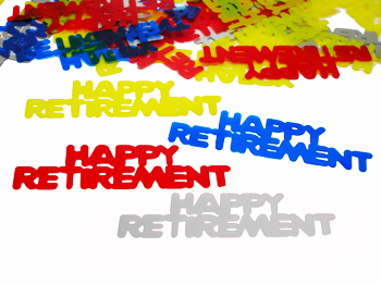 Retirement Confetti